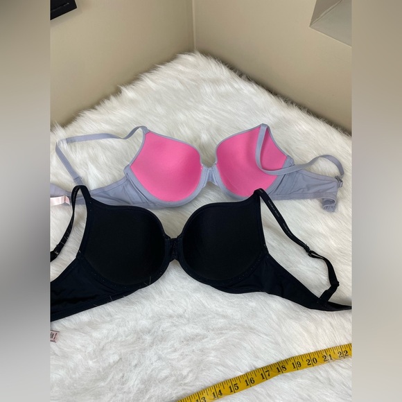 Victoria's Secret Black and Gray Bra Set BB 36 C - Picture 2 of 11